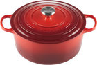 Каструля LeCreuset Signature кругла червона 22 см (0024147260677)