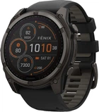 Спортивные часы Garmin Fenix 8 51mm Solar Sapphire Carbon Gray DLC Titanium w. Black/Pebble Gray S. Band (010-02907-10/11)