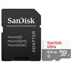 Карта пам'яті Sandisk 64GB microSDXC C10 UHS-I R100MB/s Ultra + SD (SDSQUNR-064G-GN3MA)