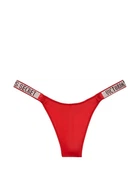 Трусики Victoria's Secret стринги со стразами красные S