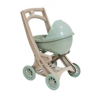 Детская коляска для кукол с люлькой Doloni 0121/01eco игрушечная, Бирюзовый