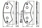 Дискові гальмівні колодки Bosch (0 986 495 095)