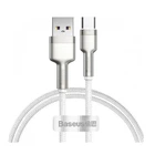 Кабель Baseus Cafule Metal Type-C 66W 1m White (CAKF000102)