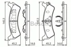 Дискові гальмівні колодки Bosch (0 986 424 655)