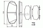 Дискові гальмівні колодки Bosch (0 986 494 375)