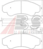 Колодка гальм. диск. CITROEN/FIAT/PEUGEOT JUMPER/DUCATO/BOXER передн. (вир-во ABS) A.B.S. (37332)