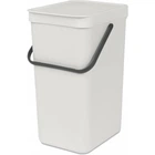 Мусорное ведро Brabantia Sort&Go 16 л светло-серый 213465 (00801187)