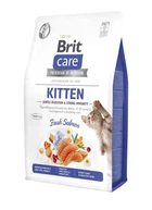 Сухой корм для котят Brit Care Cat GF Kitten Gentle Digestion Strong Immunity с лососем