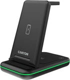 Зарядний пристрій Canyon WS- 304 Foldable 3in1 Wireless charger (CNS-WCS304B) 269286