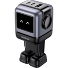 Мережевий зарядний пристрій UGREEN CD361 Nexode 65W/2xUSB-C/1xUSB-A/Robot GaN Fast Charger/Black (UGR-25685B)