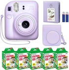 Набор Fujifilm INSTAX Mini 12 Lilac Purple фиолетовая фотокамера мгновенной печати / картриджи 50 фото / чехол / альбом 64 фото Фиолетовый