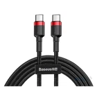 Кабель Baseus Type-C – Type-C PD 60W 2м Cafule Black/Red (CATKLF-H91)