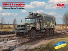 Збірна модель 1/35 Автомобіль ЗіЛ-131 з водієм (Збройні Сили України) ICM 35019