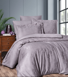 Комплект постільної білизни Jacquard Satin First Choice - First Choice - JS-32 HERRA LAVENDER - Євро - Рожевий