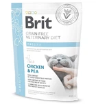 Сухий корм для кішок Brit VD Obesity при надмірній вазі з куркою та горохом
