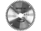 Диск алюмінію 200 мм, 60T, посадка 30 мм, 3.0х2.2 мм, 8000 об/хв YATO (YT-6091)