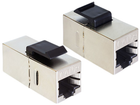 Модуль Keystone Delock RJ45 - RJ45 Cat 5e Silver (4043619862047)