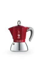 Гейзерна кавоварка Bialetti Moka Induction на 6 чашок червона