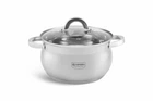 Професійна нержавіюча каструля Edenberg EB-3725 20см 3.9 л з кришкою