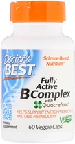 Витамины группы B Doctor's Best Fully Active B Complex 60 капсул (753950005013)