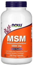 Натуральна добавка Now Foods Метилсульфонінметан 1000 мг Капсули