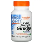Натуральна добавка Doctor's Best Extra Strength Ginkgo 120 мг Капсули