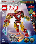 Zestaw klocków LEGO Super Heroes Marvel Mech Iron Mana kontra Ultron 101 element (76307)