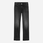 Jeansy regular fit dziecięce dla dziewczynki GAP 789592-00 137-145 cm Czarne (1200116598746)