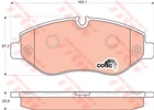 Дискові гальмівні колодки TRW (GDB1698)