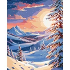 Картина по номерам Пейзаж. Зима в горах, 40х50см, в термопакете, ART Craft (11047-AC)