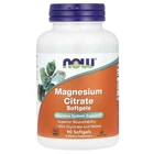 Магній цитрат, Magnesium Citrate, Now Foods, 134 мг, 90 гелевих капсул (NOW-01297)
