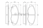 Гальмівні колодки дискові Bosch (0986461124)