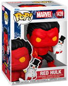 Фігурка Funko Pop! Marvel Red Hulk with Snowman 9 см (889698800341)