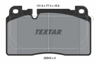 Комплект гальмівних колодок Textar (2564302)