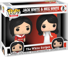 Zestaw figurek Funko Pop! Rocks The White Stripes Jack White and Meg White 10 cm 2 szt (889698614283)