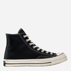 Buty sportowe damskie wysokie Converse Chuck 70 Canvas 162050C 37.5 (5US) 24 cm Czarny/Czarny/Egret (888755675182)