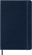 Notatnik Moleskine Classic 13 x 21 cm 240 stron bez linii Sapphire (8051272893687)