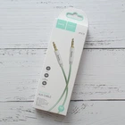 Аудіо кабель Aux Hoco UPA19 mini-Jack 3.5mm to 3.5mm зелений 1 метр