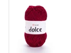 Пряжа YarnArt Dolce бордовий 100% мікрополіестр 120м 100г 5шт/уп 752