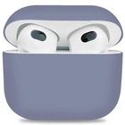 Силиконовый чехол для наушников Apple AirPods 3, Ultrathin Silicone Case, фиолетовый, защитный кейс, ультратонкий и легкий, защита от царапин и пыли, мягкий силикон, ArmorStandart (ARM60292)