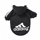 Толстовка для собак Adidog черная S