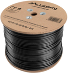 Skrętka Lanberg Cat5e U/UTP (UTP) 305 m Black (LCU5-21CU-0305-BK)