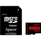 Карта памяти Apacer microSDXC (UHS-1) 256Gb class 10 V10 A1 R100MB/s (adapter SD) (AP256GMCSX10UB-R)