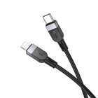 Кабель для зарядки Hoco X109 Type-C to Lightning Energy silicone charging data cable 1м Черный
