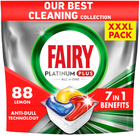 Капсули для посудомийних машин Fairy Platinum Plus All in One Лимон 3х88 шт (8700216236362)