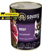 Влажный корм Savory для взрослых собак с говядиной