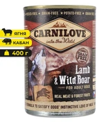 Влажный корм для собак Carnilove Dog k с ягненком и кабаном