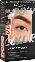 Zestaw do koloryzacji brwi L'Oreal Paris Brow Color 3.0 Dark Brunette (3600524135966)