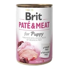 Вологий корм для цуценят Brit Paté & Meat зі смаком індички та курки