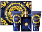 Zestaw męski Versace Dylan Blue Woda toaletowa 50 ml + Balsam po goleniu 50 ml + Żel pod prysznic 50 ml (8011003885138)